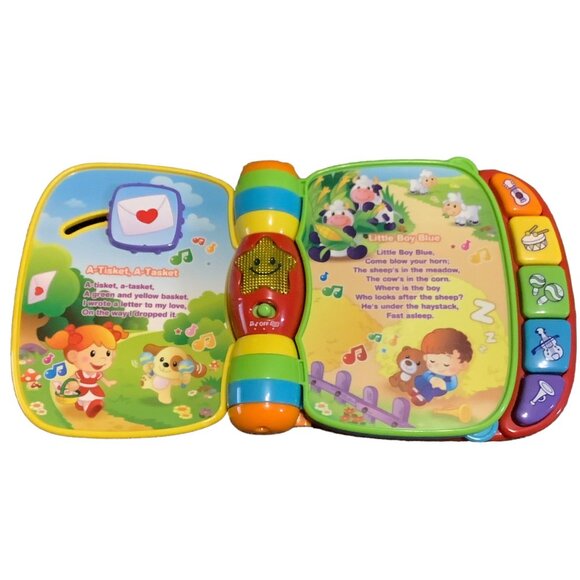 VTech Musical Nursery Rhymes Book Baby Educational Learning Toy Nursery Songs - Picture 3 of 6